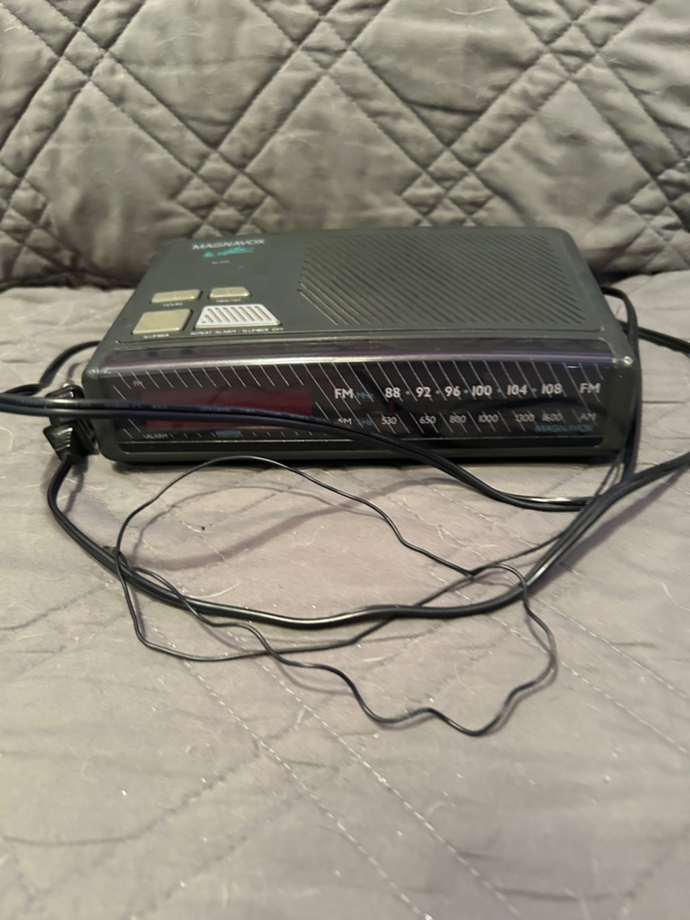 Magnavox AM/FM Clock Radio - Black